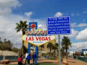 Social distancing Las Vegas-style